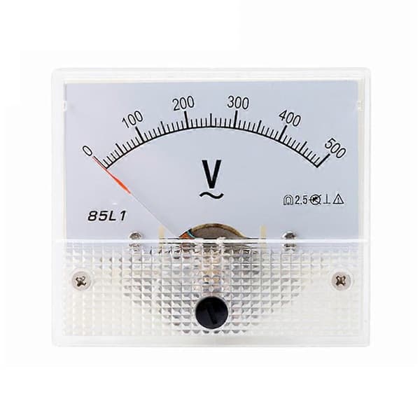 Analog Voltmeter Panel Volt Meter Mätare Spänningstestare för Kretstestning 0-500V