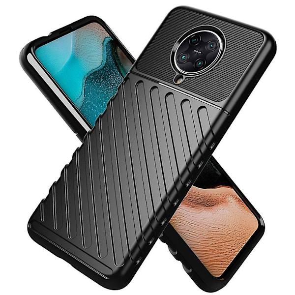 Sort Soft Twill Tekstur TPU Cover til Din Xiaomi Redmi K30 Pro/Poco F2 Pro
