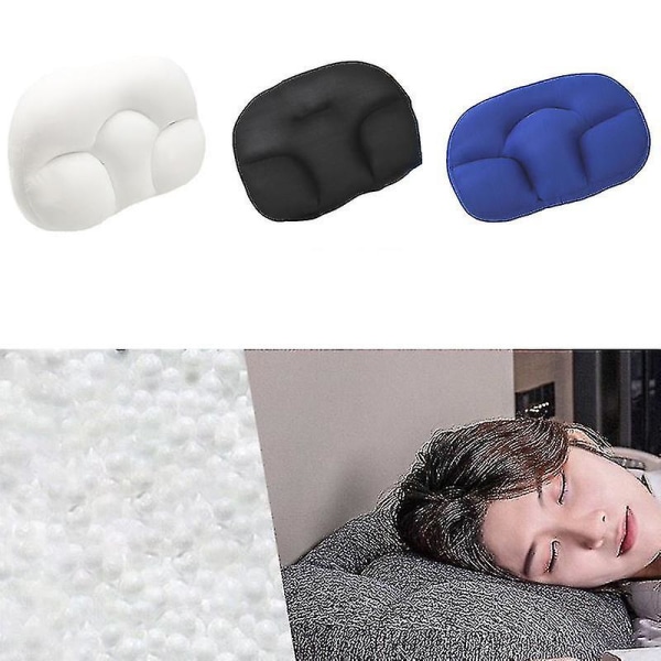 Allround Sömnkudde Kroppsmassage Nackmassage Sovande Memory Foam Äggformad Huvudmassagekudde Huvudmassageapparat Hälsa Grey 2