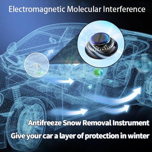 Elektromagnetisk molekylär bilstörning Frostskyddsinstrument för snöröjning