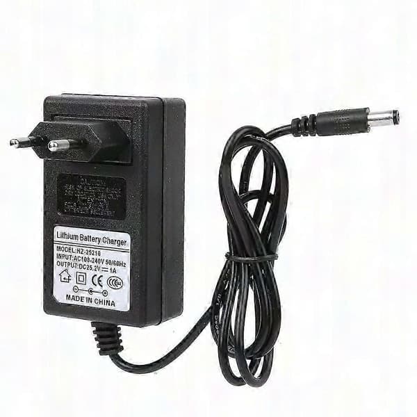 25,2V Massagefåtölj Laddare Strömadapter black