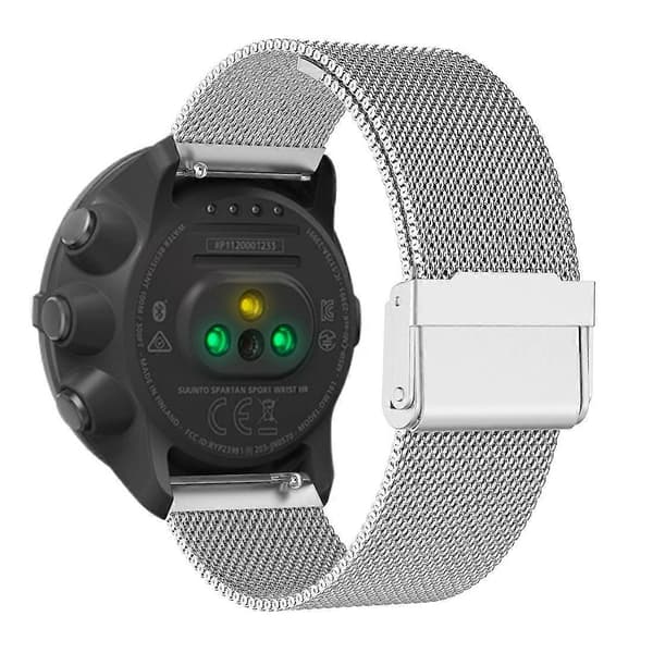 Suunto 9 Milanese Nice -soljen kellon ranneke Silver