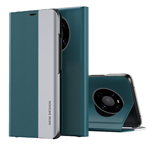 Magneettinen PU-kotelo vihreällä jalustalla Huawei Mate 40 -puhelimellesi