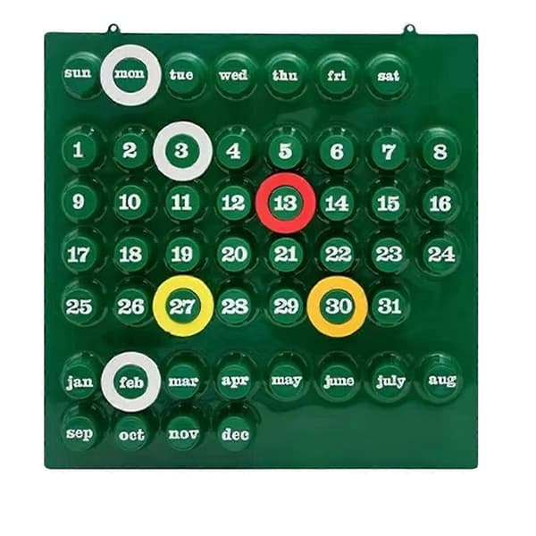 Personlig Kalender Tavle Kreativ Evighetskalender A