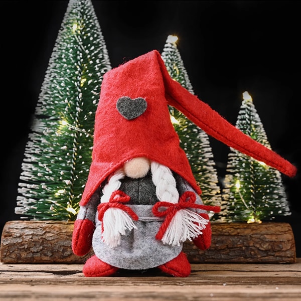 Gnome Christmas Ansiktslös docka God Juldekorationer för hemmet 2023 Julprydnad Julklappar Navidad Natal nyår 2024 1