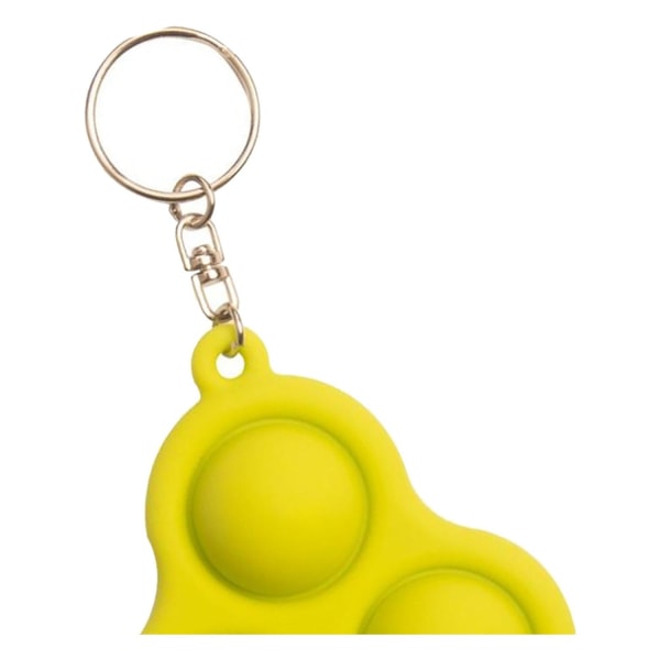 Enkel Dumpling Nyckelring Barns Sensoriska Leksaker Dekompressionsleksaker Leksaker för tidig utbildning GrönC