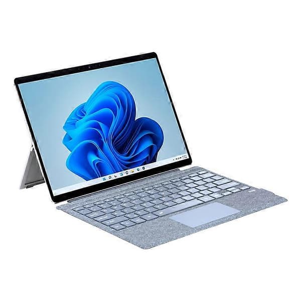 1089D Kompatibelt farverigt baggrundsbelyst Bluetooth-tastatur med touchpad til Microsoft Surface Pro 7+ / 7 / 6 / 5 / 4 / 3 LightBlue