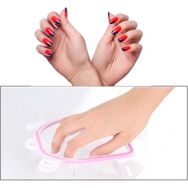 1 bit nagelblötskål Nail Spa Bowl Nail Art Remover Soak Soaker Behandlingsskål används för manikyr Spa Tool