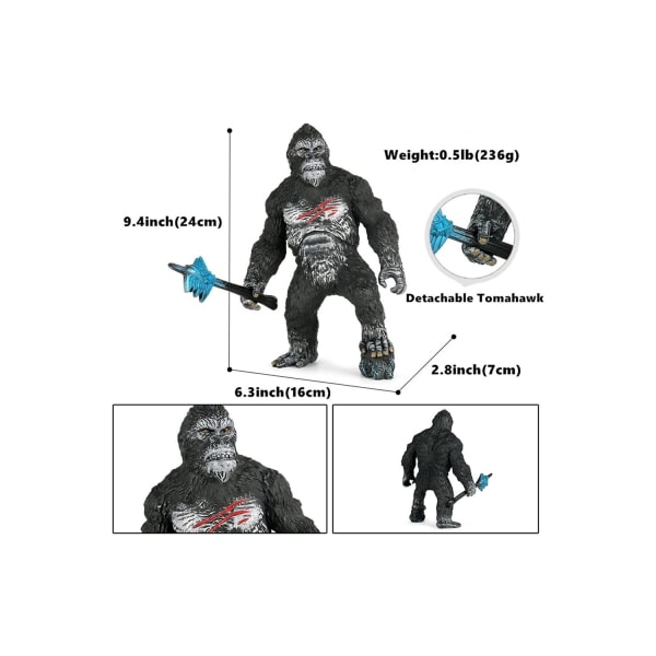 Godzilla vs. Kong Gorilla Realistisk actionfigurleksak