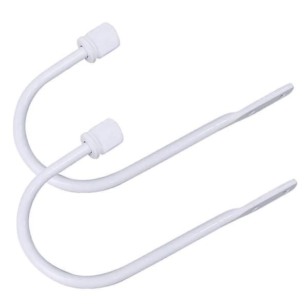 Gardin Holdbacks Krog Vægmonteret Gardin Tieback Krog Draperi Tiebacks White