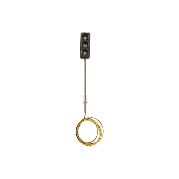 3 stk. 50MM trafiksignal LED belysning modeltog stereo model bygning gade