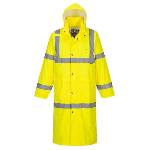 Hi-Vis Regnjacka för Män Yellow M