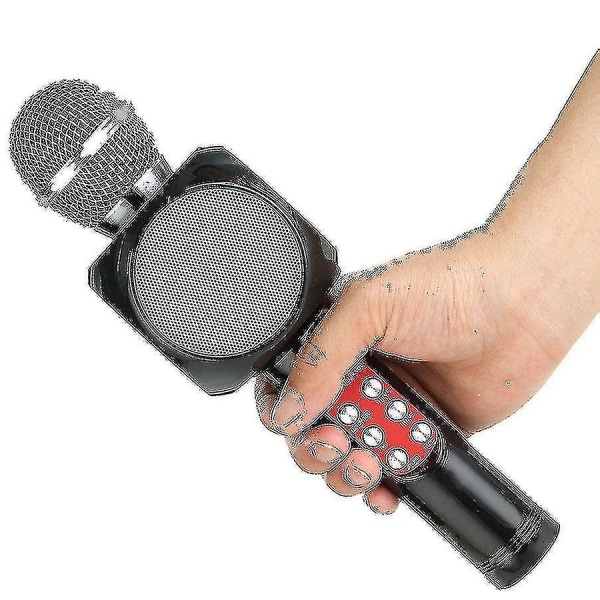Professionell Bluetooth trådlös mikrofonhögtalare Handhållen mikrofon Karaoke Mic Musikspelare