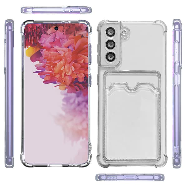 Samsung Galaxy A34 5G - Kotelo / Suoja / Korttipaikka Transparent