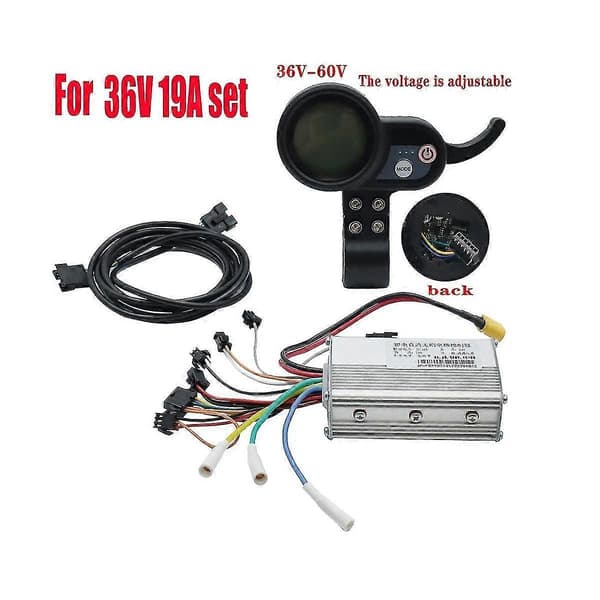 Til Jp 36v 19a Controller Børsteløs Motor+36-60v Dashboard Meter Kit Til Jp Elektrisk