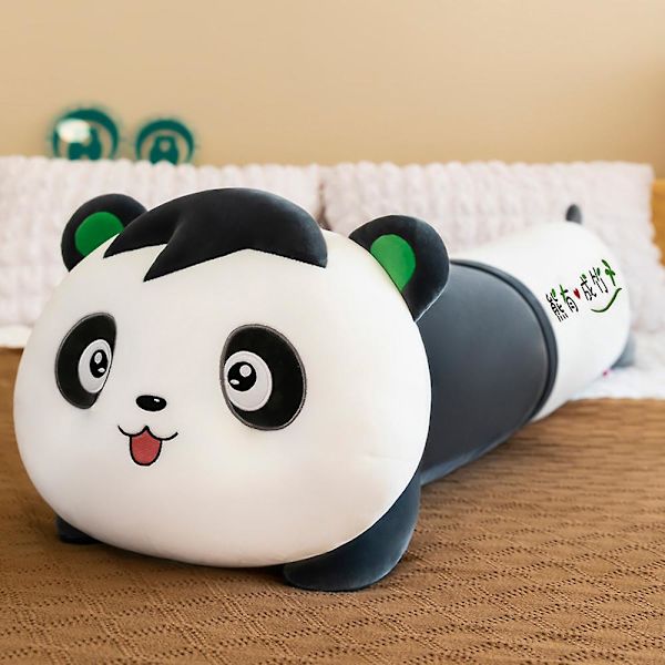 Panda Plyschleksak Med Söt Djurleksak i Q-version Sovkudde Leksak För Barn