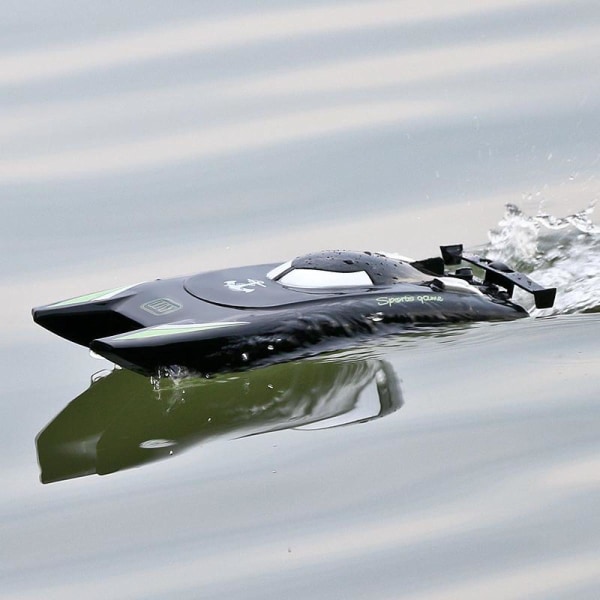 Leader 2.4G radio RC båt 25km/h höghastighet RC racingbåt 7.4V kapacitet batteri fjärrkontroll båt dubbelmotor | RC-ubåt (km)