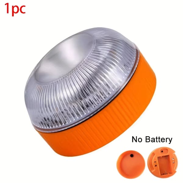 LED Bil Nødlys Magnetisk Batterifri Strobelys Sensor Varsellys 1pc