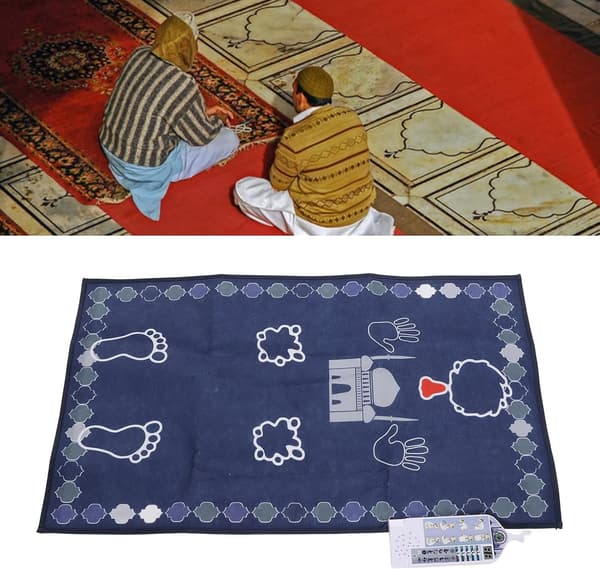 {YM}Muslim Prayer Mat, Electronic Interactive Prayer Mat, Touch Sensitive Islamic Prayer Mat, Smart Teaching Mat for Muslim Prayer