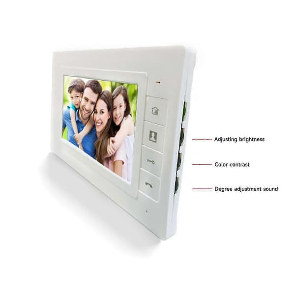 7\" Kablet Video Dørtelefon Intercom Inngangssystem For S Fl Ft 7in Screen with Power Supply
