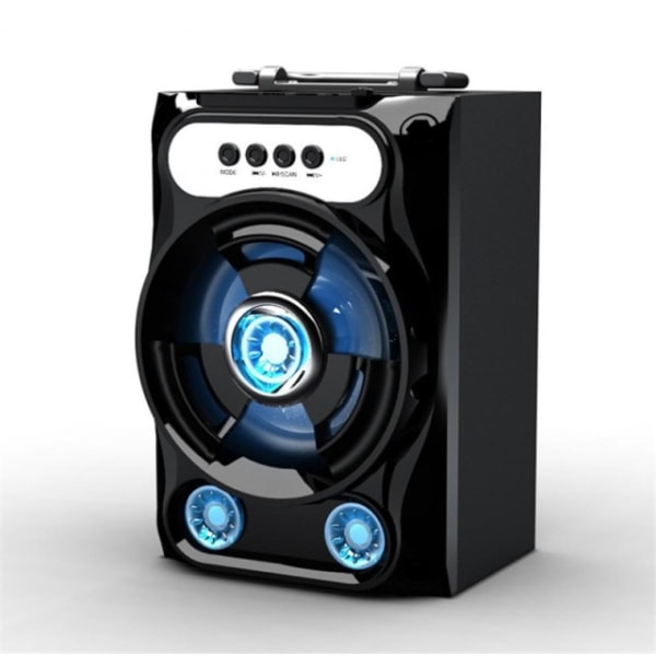 Bärbar Bluetooth högtalare High Power Stereo Heavy Duty Subwoofer Support FM Radio TF Auxiliary USB | Bärbar högtalare (13x11x19mm)