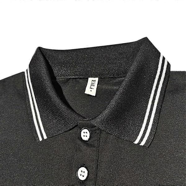 Miesten golf-poolopaidat lyhythihaiset Black L