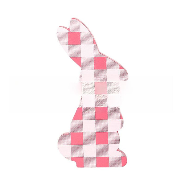 Pääsiäiskoristeet Pääsiäisen puiset koristeet Eri värejä Muotoja Pupu Sisustus Kyltit Pääsiäistunnelma pink