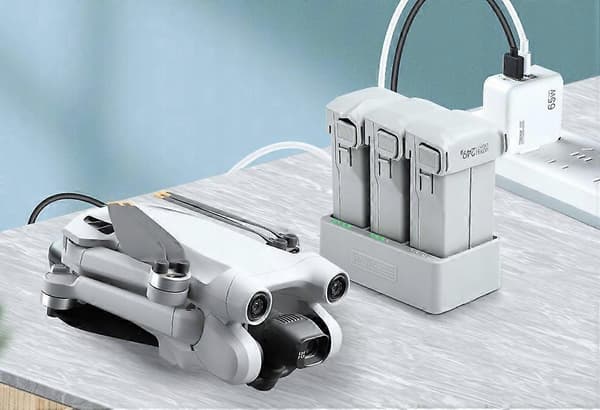 Hub-oplader til DJI Mini 3 / Mini 3 Pro / Mini 4 Pro 3-batteri drone