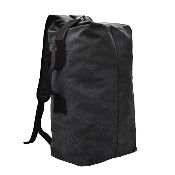 Kaesi Mode Män Stor Kapacitet Canvas Outdoor Sport Bag Reseklättring Ryggsäck feng