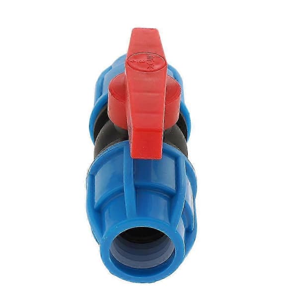 Slangekuleventilkobling, 20 mm rett rør-adapterfitting i plast 25mm Plastic Core