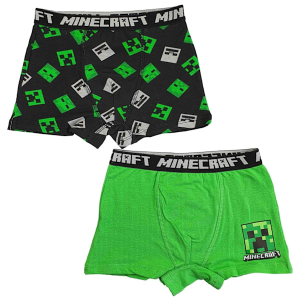 Perfekta Minecraft Kalsonger 2-pack - Perfekt Grön Green 140