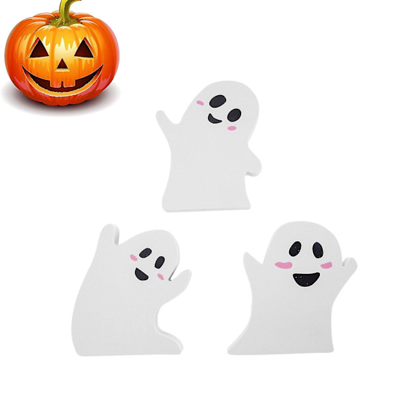 Halloween Trepynt Søte Spøkelsesdekorasjoner Festdekorasjon For Bordpynt Hjemme