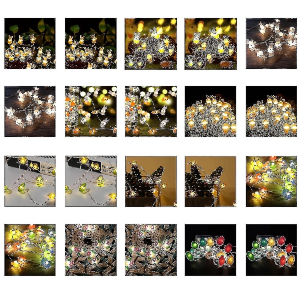 Råttor S Snöre S R Kanin Snöre S För Inomhus Utomhus En Lucency  Radish 3m 30light