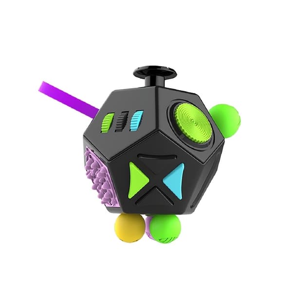 Tolvsidig Stabiliserande Leksak, 12-sidig Stressreducerare Blue B3