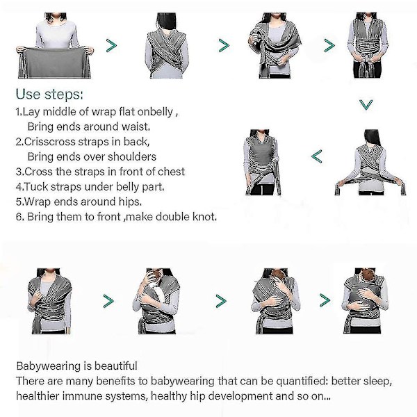 Bärsjal, Andningsbar Bärsjal Unisex Bärsele Koala Gosig Band Bärsele För Nyfödda Upp Till 20 Kg Lätt Att Bära Grey