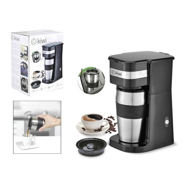 Elektrisk kaffebryggare med indikatorlampa 420 ml 750W Svart