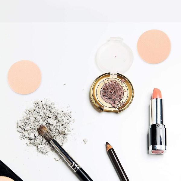 12 delar rund makeup kosmetisk puff rund foundation makeup set