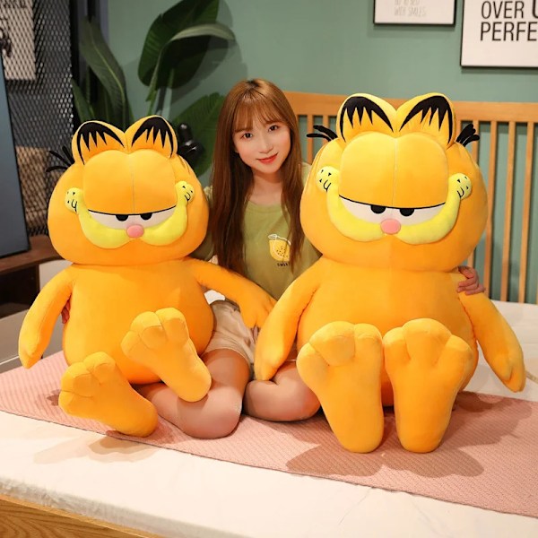 25-90cm Söt Garfield Plysch Gosedjur Supermjuk Plysch Tecknad Figur Docka about 90cm