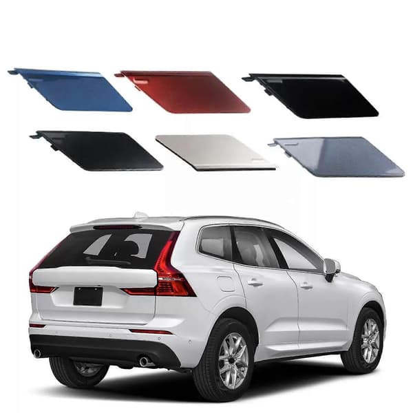 {YM}Volvo XC60 2018-2023 Rear Bumper Tow Hook Cover ABS OEM Customized Replacement Pine Gray