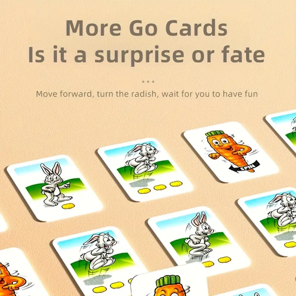 Brädspel Försvara Morot Kaninfälla Interaktivt Spel för Föräldrar och Barn, Jul, Thanksgiving, Nyårspresent