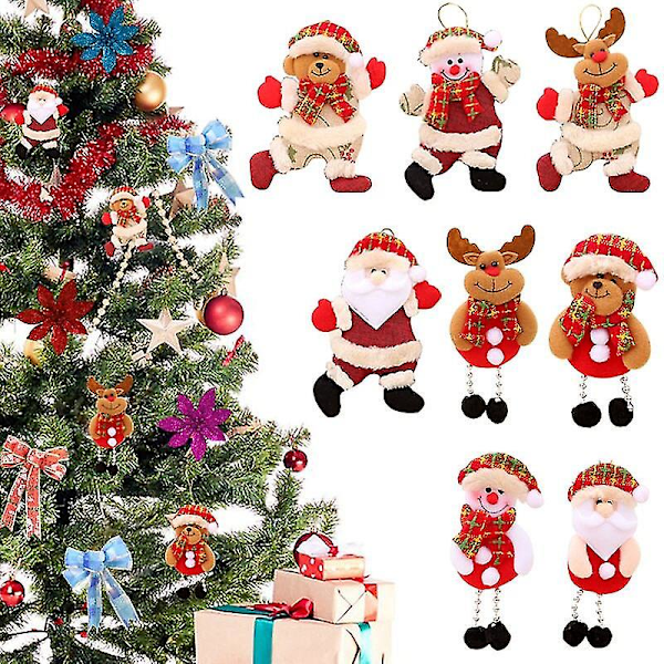 2023 Godt Nyttår Julepynt DIY Julegave Julenissen Snømann Tre Anheng Dukke Hengepynt Til Hjemmet Noel Natal C
