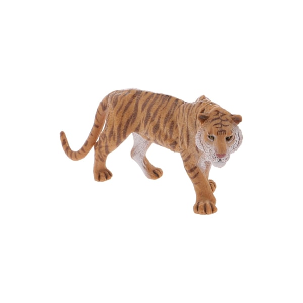 Realistisk Tiger Hane Vilt Djur Modell Actionfigur Leksak Dekoration