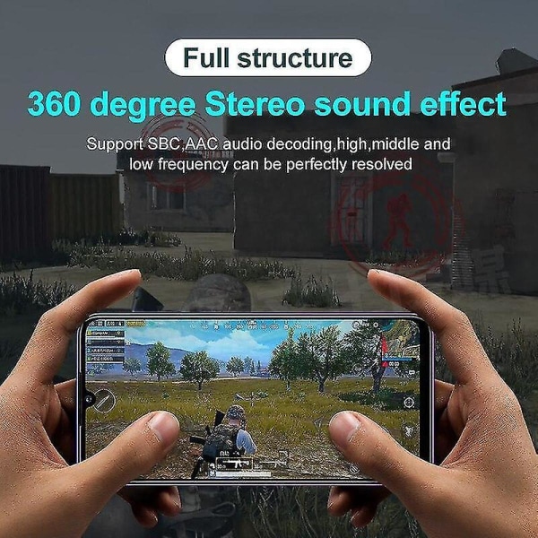 Mickey Bluetooth Professional Phone Game Earbuds Game Player Tredimensionellt trådlöst headset
