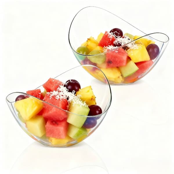 12 stk. transparente mousse-kakekopper, dessertskåler 12pcs