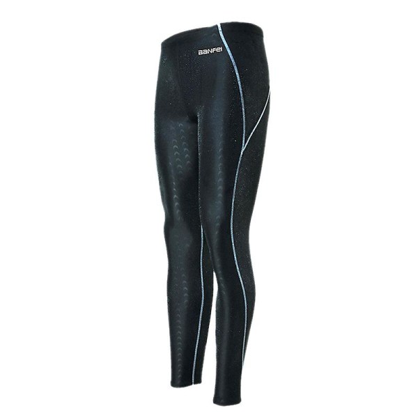 Sharkskin Sim Jammer för Män | Badbyxor Jammers Badkläder Black White 3XL