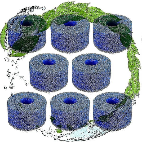 8-pak Filter Svamp Filter S1 Type Genanvendelig og Vaskbar Skumfilter Svamp til Lazy Spa Spa Filter