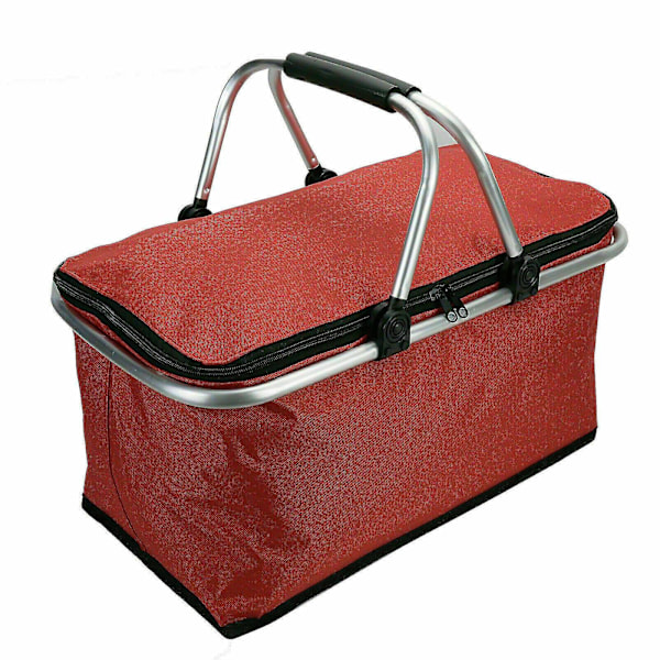 30l Isolerad Hopfällbar Picknick Kylväska Låda Camping Shopping Kylkorg -_x