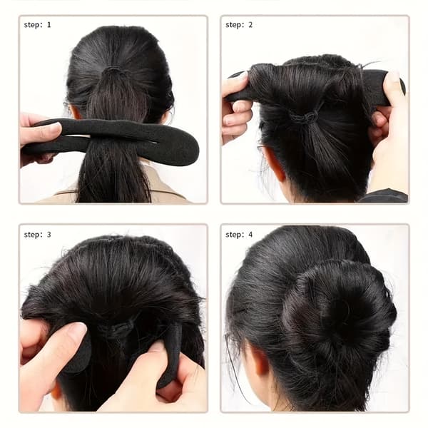 1/2/3 st Hår Curl Set, Donut Knut 2pcs
