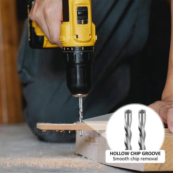 50 stk. 1/8 tomme M2 HSS Spiralbor for gips