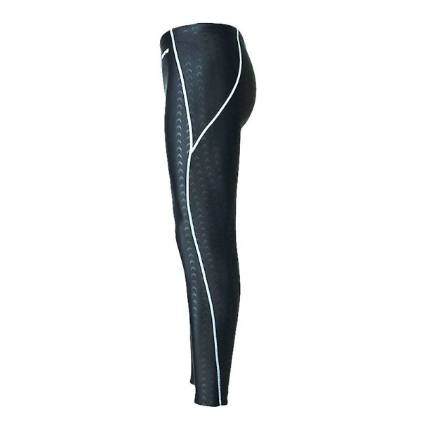 Sharkskin Sim Jammer för Män | Badbyxor Jammers Badkläder Black White XXL